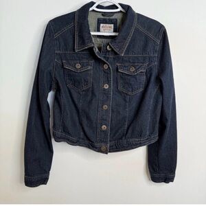 Mossimo Supply Co. Indigo Cropped Denim Jacket